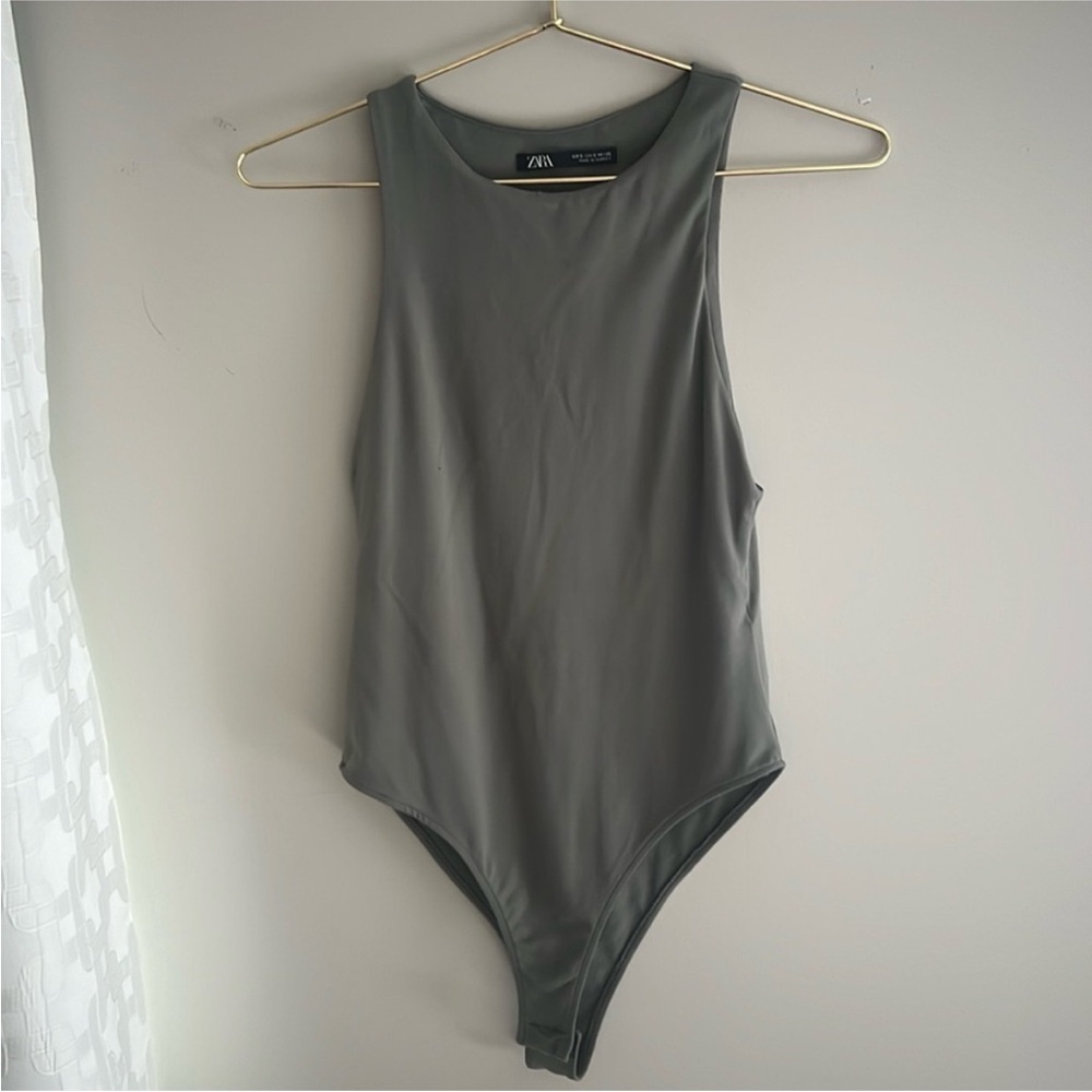ZARA HALTER BODYSUIT